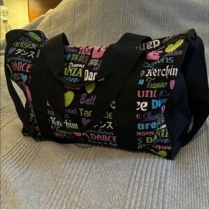 Colorful Graphic Dance Bag